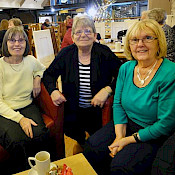 Carol Margaret and Josie at Glenlivet Distillery