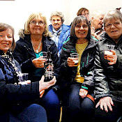 Tasters of several beers at Cairngorm Brewery