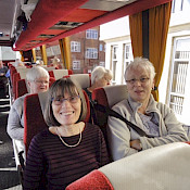 Out and about on the coach