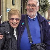 Chris and Jean on the Prom