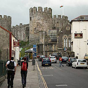 Caernarfon town