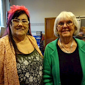 Emily & Josie who organised the event 