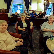 In the lounge