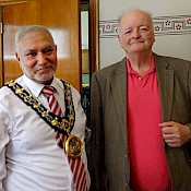 The Mayor with Phil the Vice Chairperson 